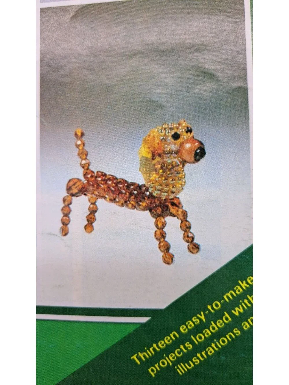 Vintage A Beaded Animal Collection Volume 1 & 2 Lot Craft Booklets Primo Crafts